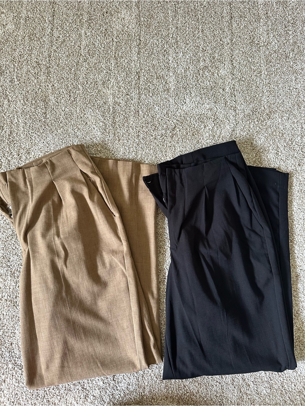 a new day Tan and black stretch Waistband Pants